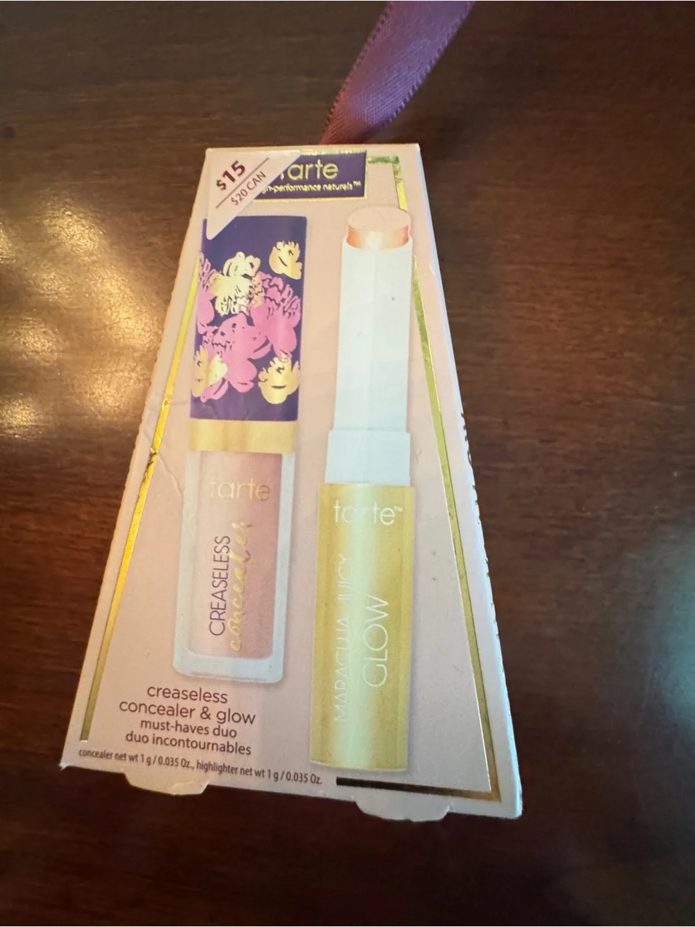 Tarte Creaseless Concealer & Maracuja Glow Mini Duo Light unopened box